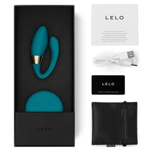 LELO Tiani duo masajeador parejas mando a distancia colores azul y negro - Imagen 2