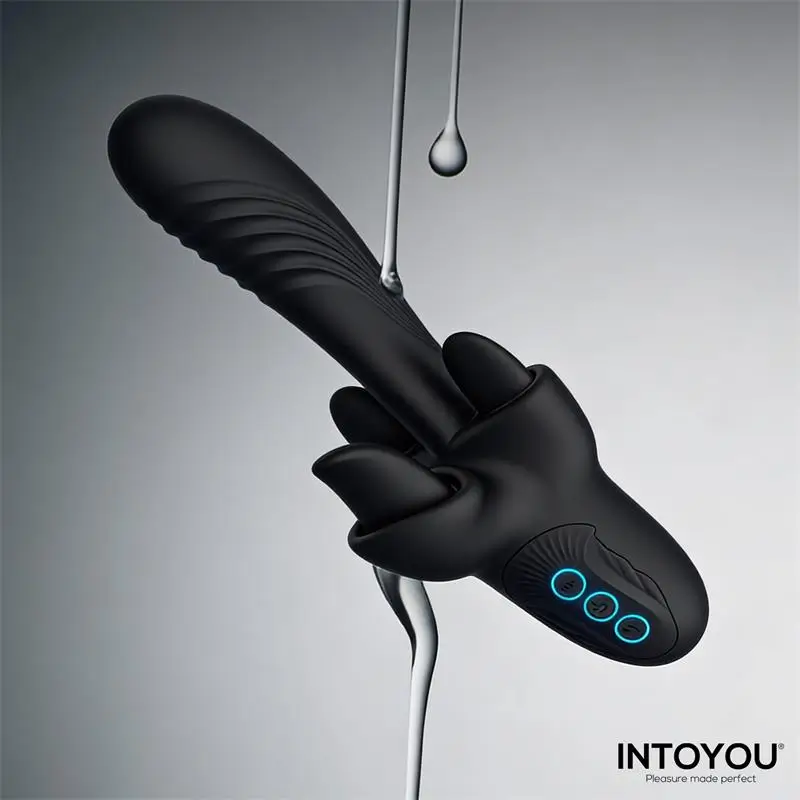 INTOYOU Triton vibrador con 3 motores y triple lengua Referencia U-218 - Imagen 4