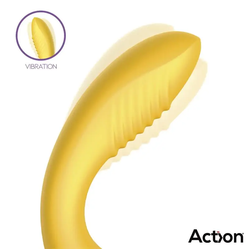 ACTION Two Lovers 3 in 1 vibrador con finger y succión Referencia AC-799 - Imagen 3
