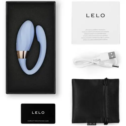 LELO - TIANI TWIST vibrador para parejas colores azul claro, lila y rosa - Imagen 2